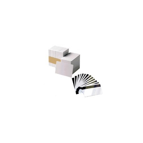 104523-112 Card, PVC PREMIER, Color BLANCO, Grosor 0,76mm. BANDA MAGNETICA LOW COERCIVITY. 1 Caja de 500